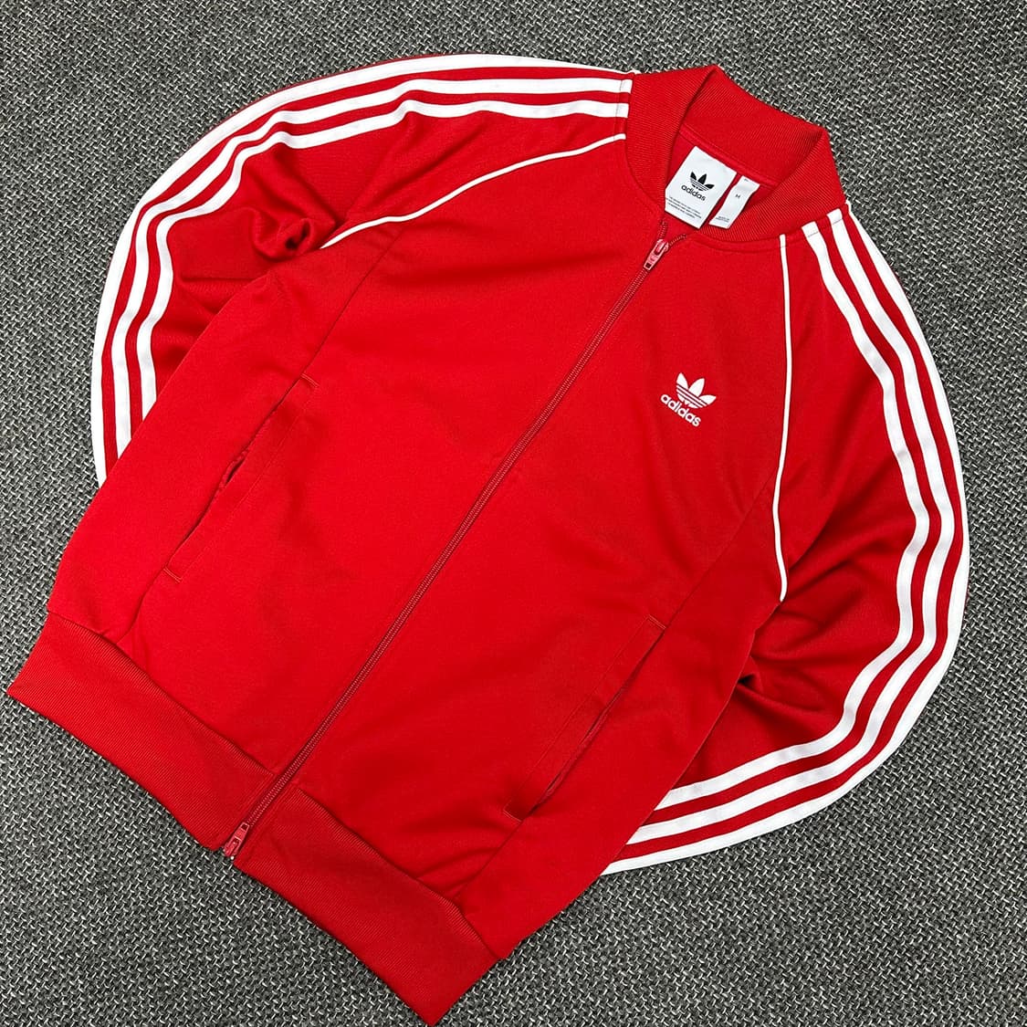 아디다스 신형 슈퍼스타 레드 빈티지 져지 M 상품이미지3