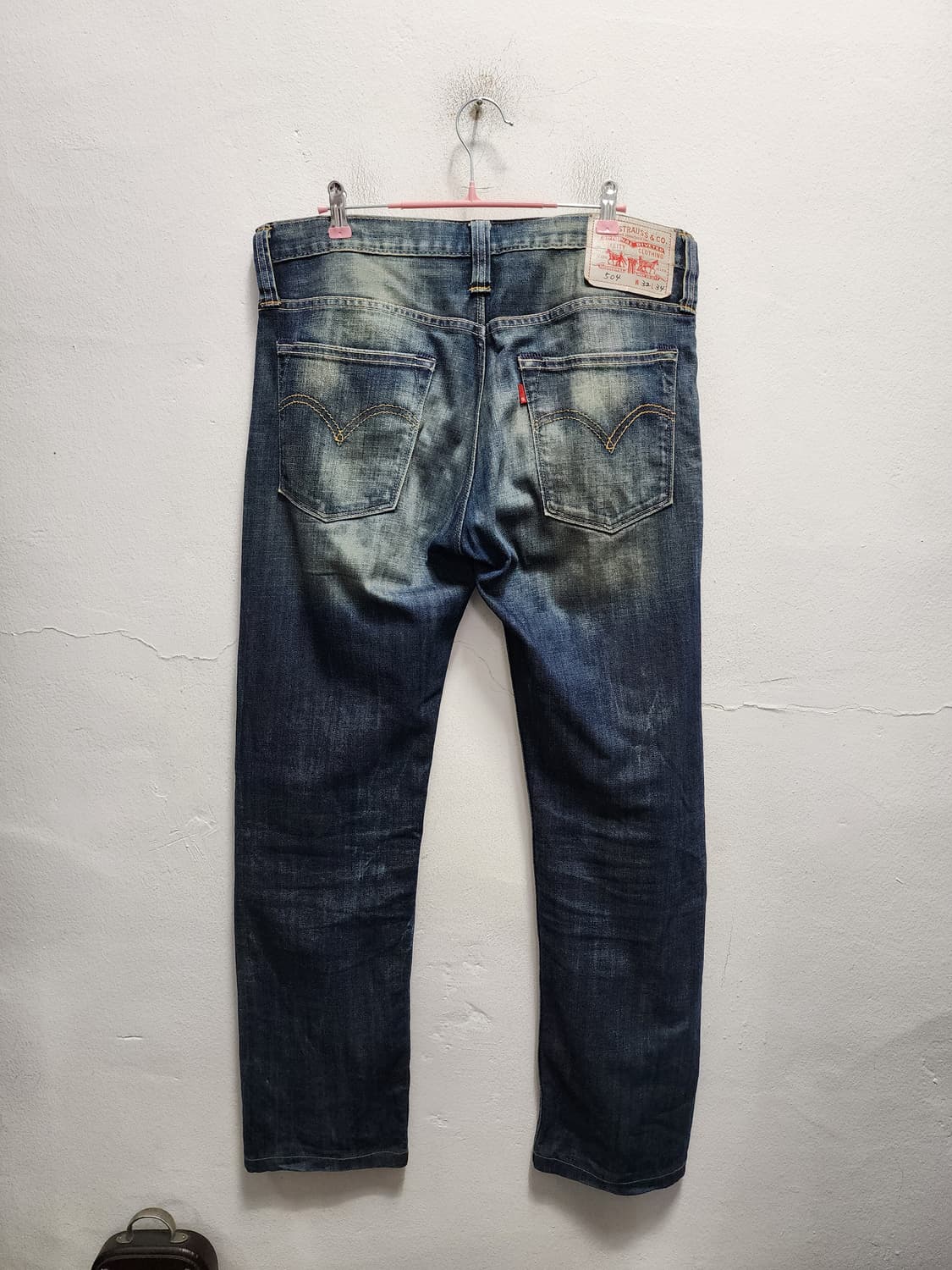 리바이스 504 데님 워싱진 상품이미지1