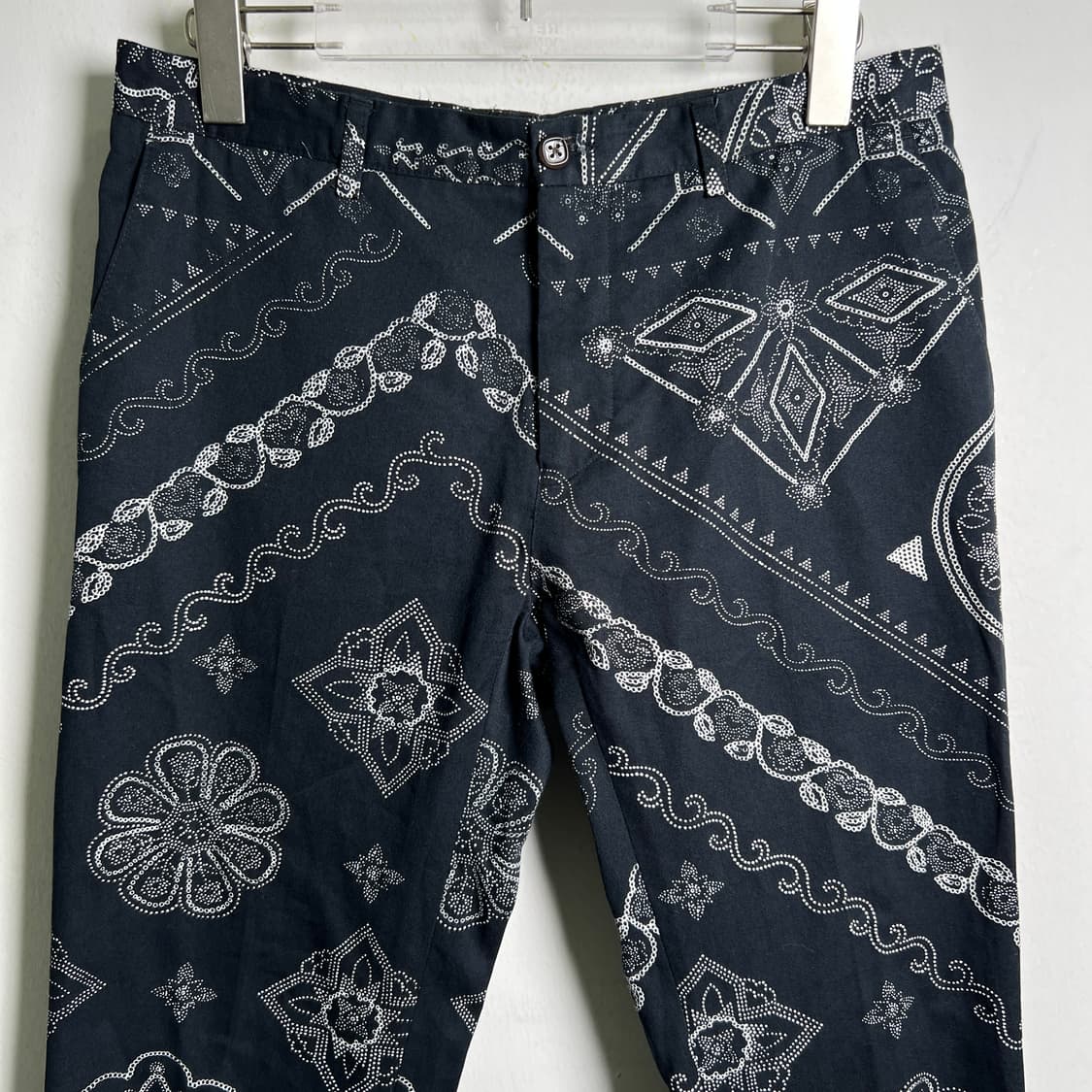 Etro 에트로 반다나 프린트 코튼 팬츠 48 상품이미지5