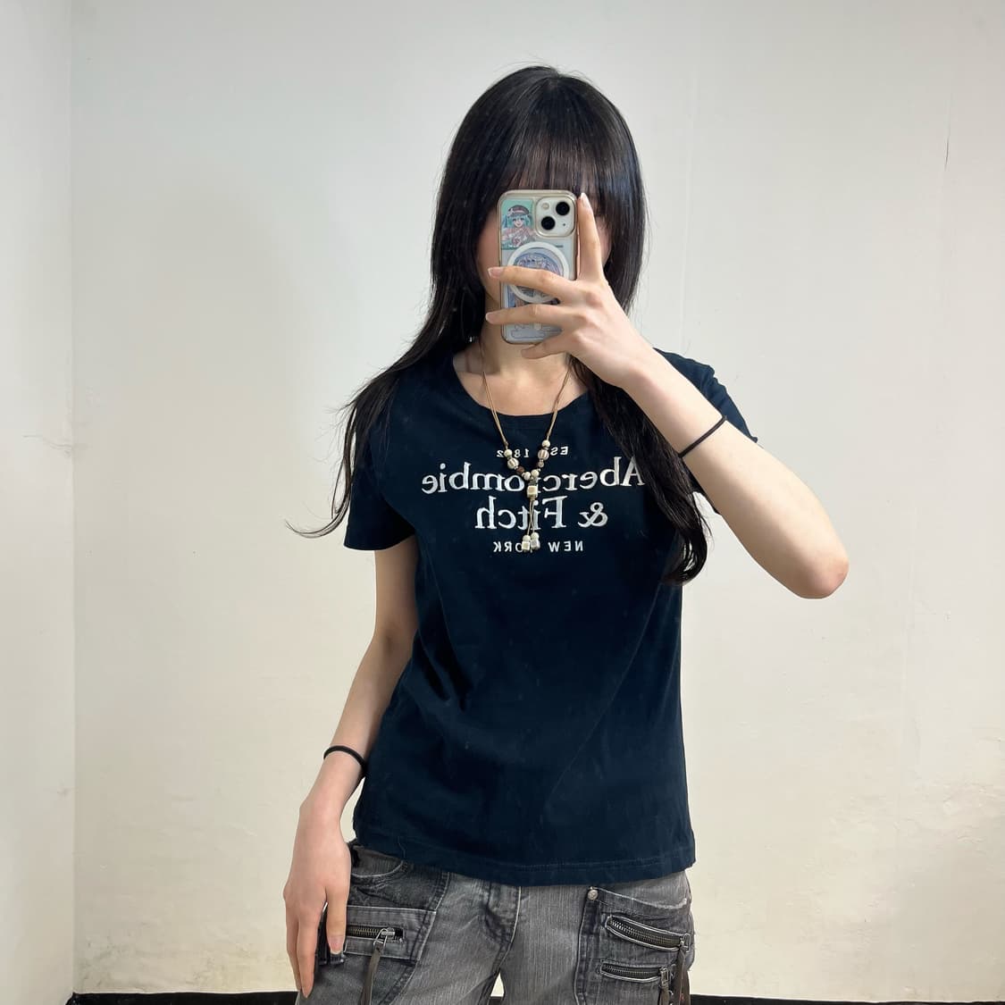 Abercrombie navy t-shirt 상품이미지1