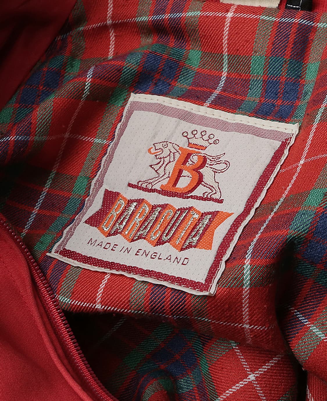 바라쿠타 [Baracuta] 빈티지 레드 코튼 G9 자켓 블루종 자켓 상품이미지5