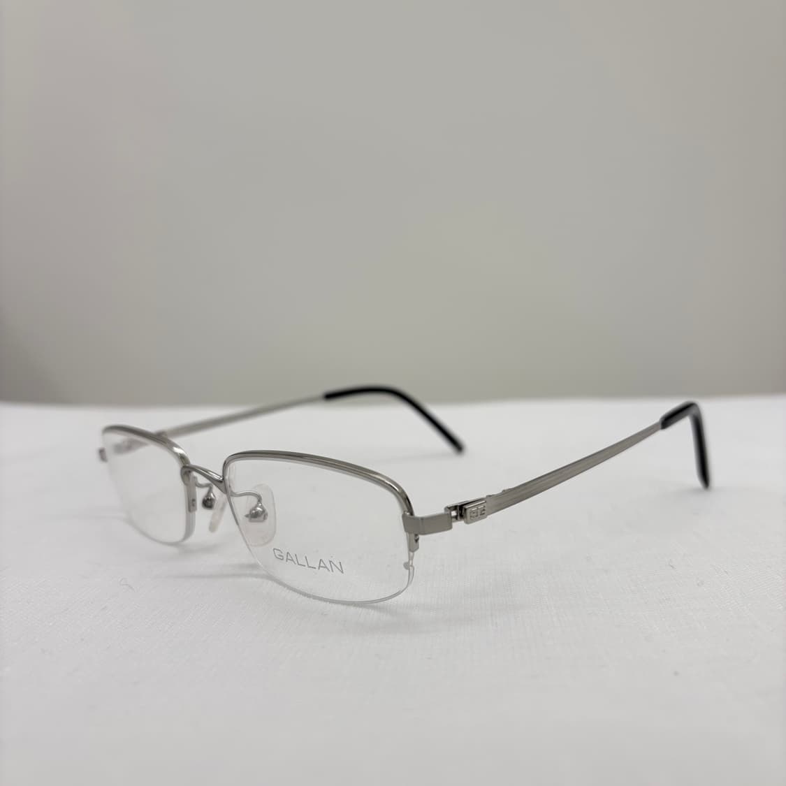 GALLAN 실버 스퀘어 반무테 상품이미지2