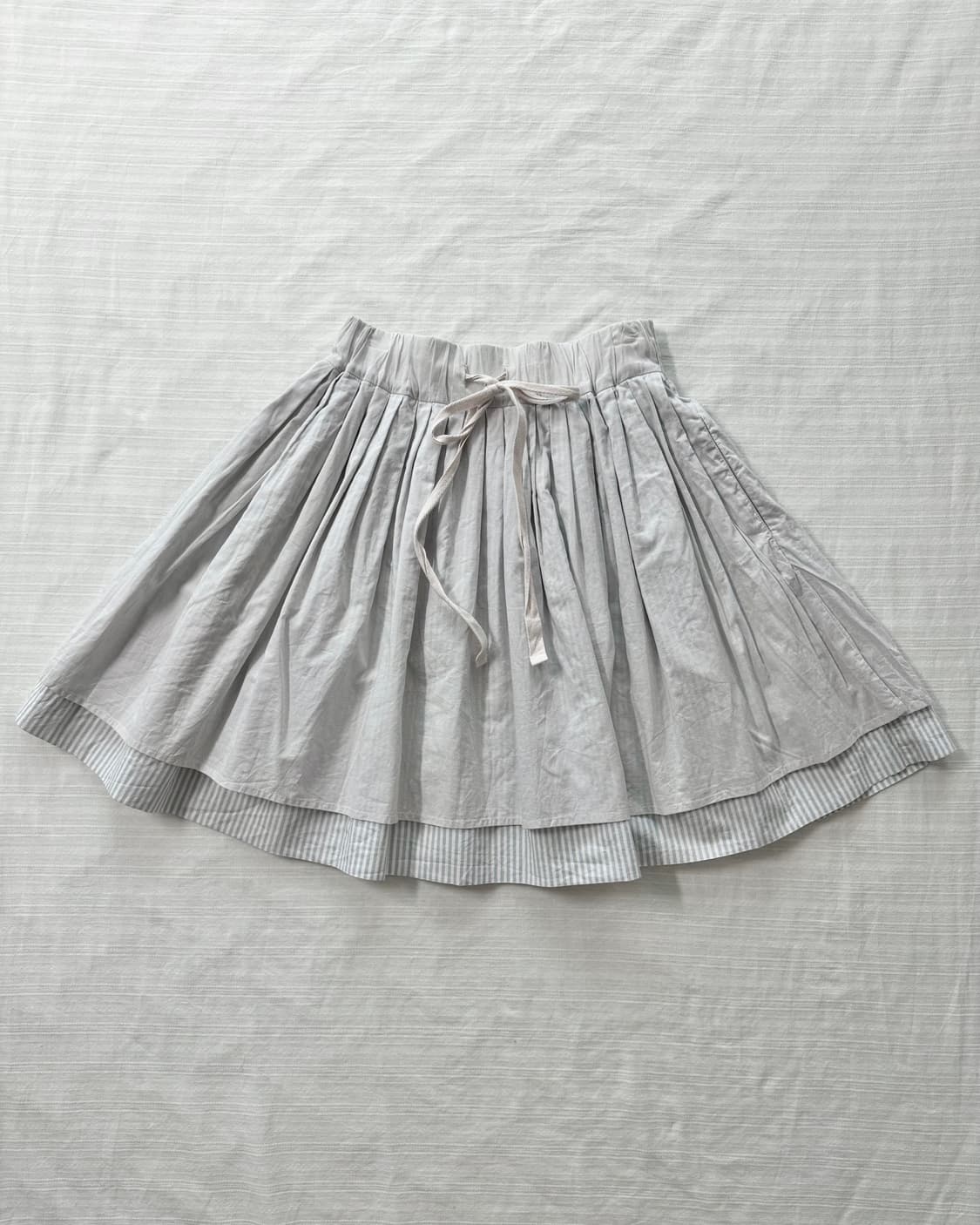 백 핀턱 하이 넥 자켓 네코 티 레이어드 스커트 3pcs SET 상품이미지10