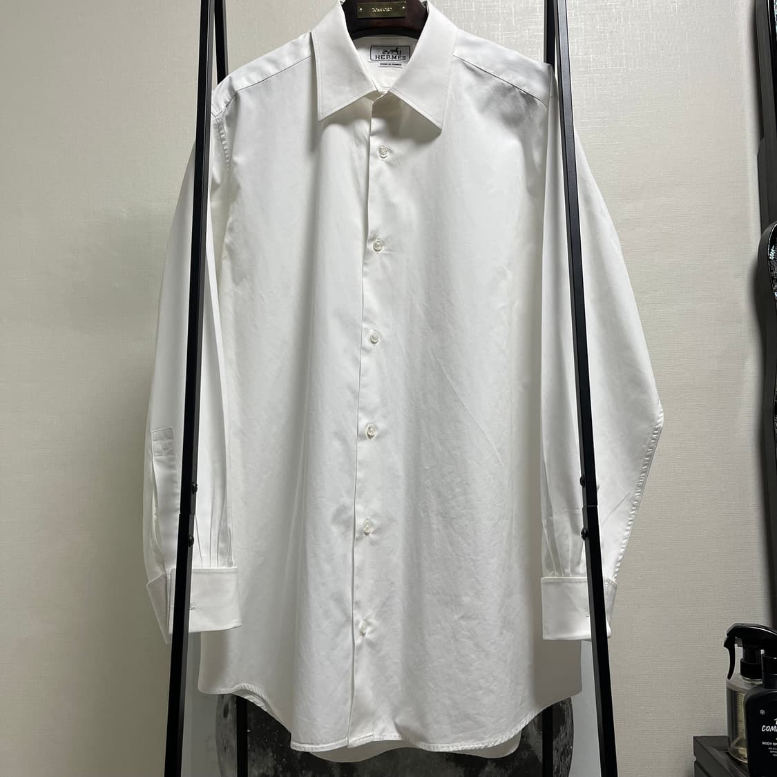 정품 42) 에르메스 코튼 드레스 셔츠 100~105 상품이미지1