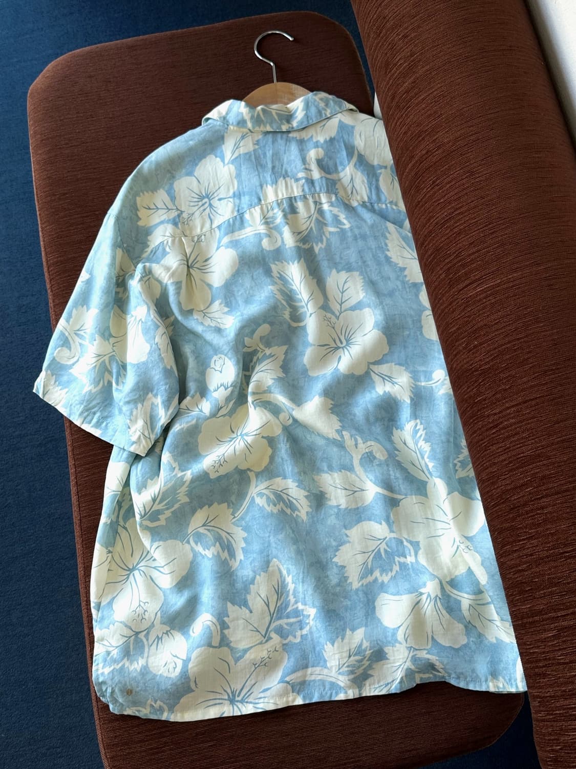100% rayon design patterned H/S shirt 상품이미지4