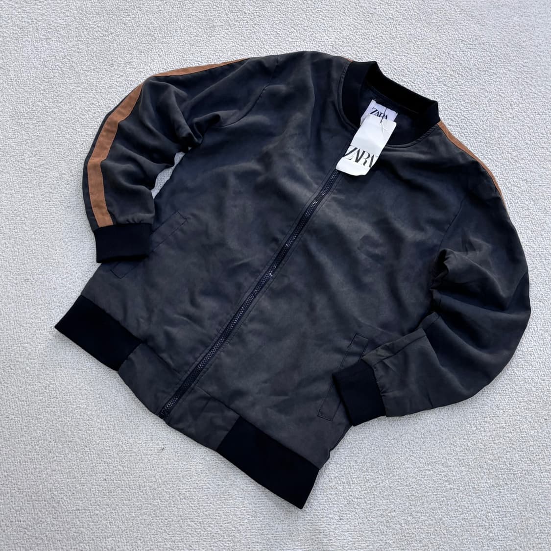 S 새상품 자라 스웨이드 자켓 0408E1 상품이미지1