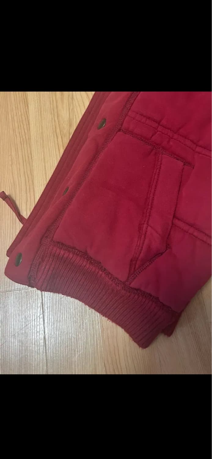 새상품 아베크롬비 레드 패딩 조끼 상품이미지4