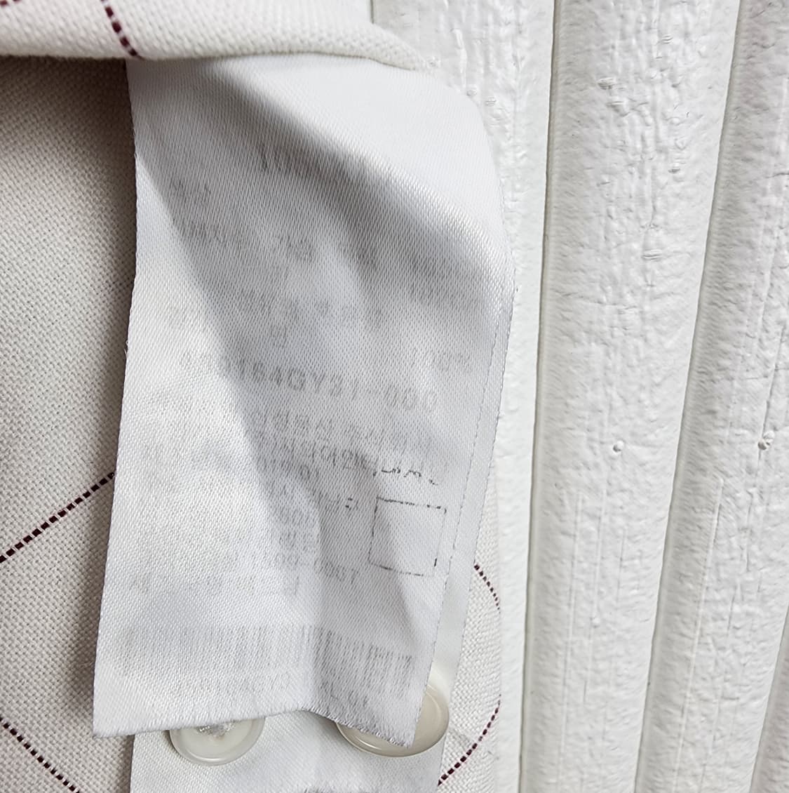 [105]라코스테 윈도우 체크 밴드카라 셔츠 상품이미지7