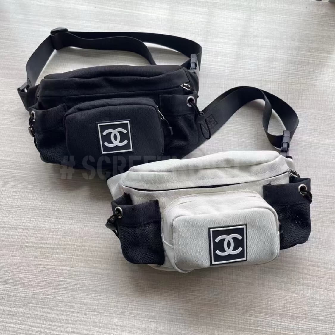 샤넬뷰티 슬링백 스포츠백 힙색 크로스백 화이트 상품이미지4