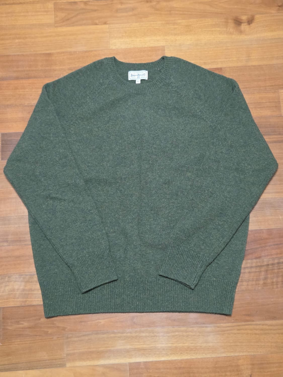 부기홀리데이 래글런 크루넥 니트 상품이미지1