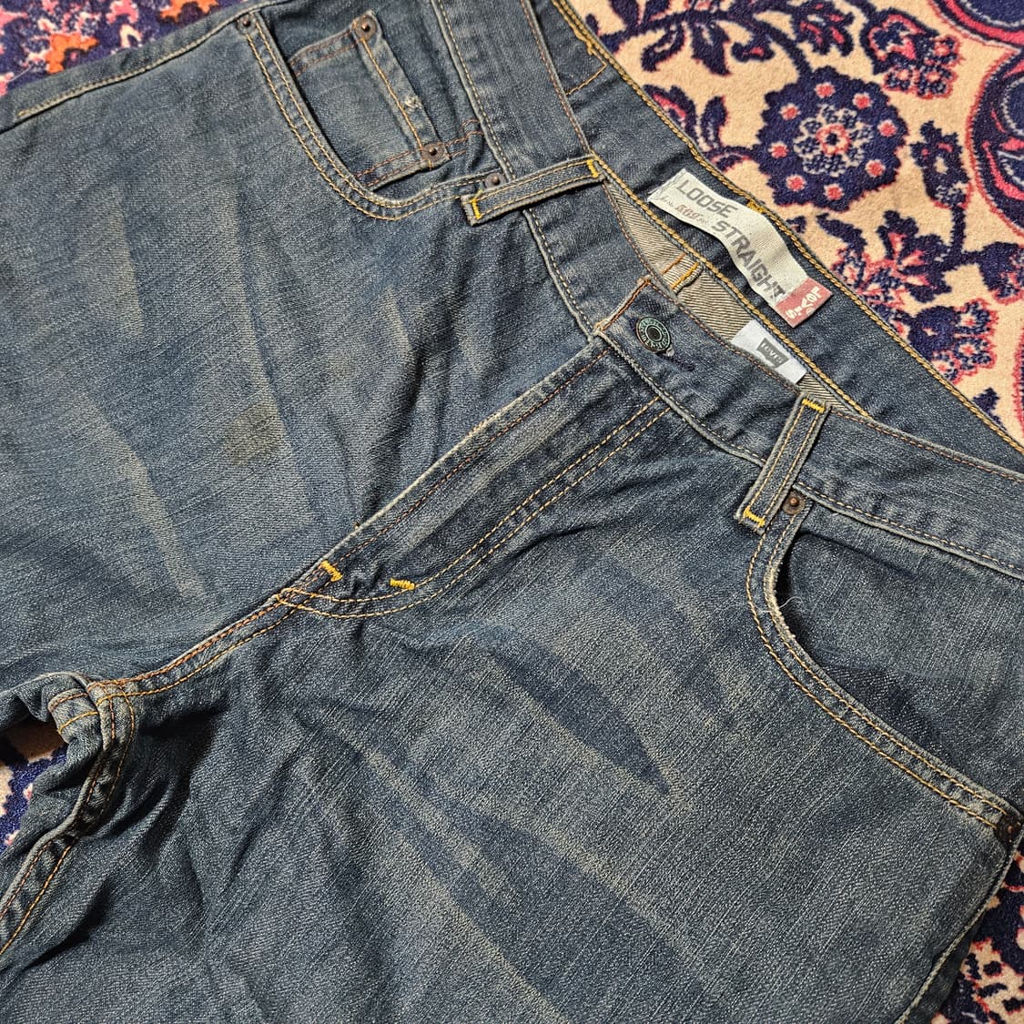 리바이스(Levis) 00's No.569 루즈 스트레이트 데님 팬츠 상품이미지6