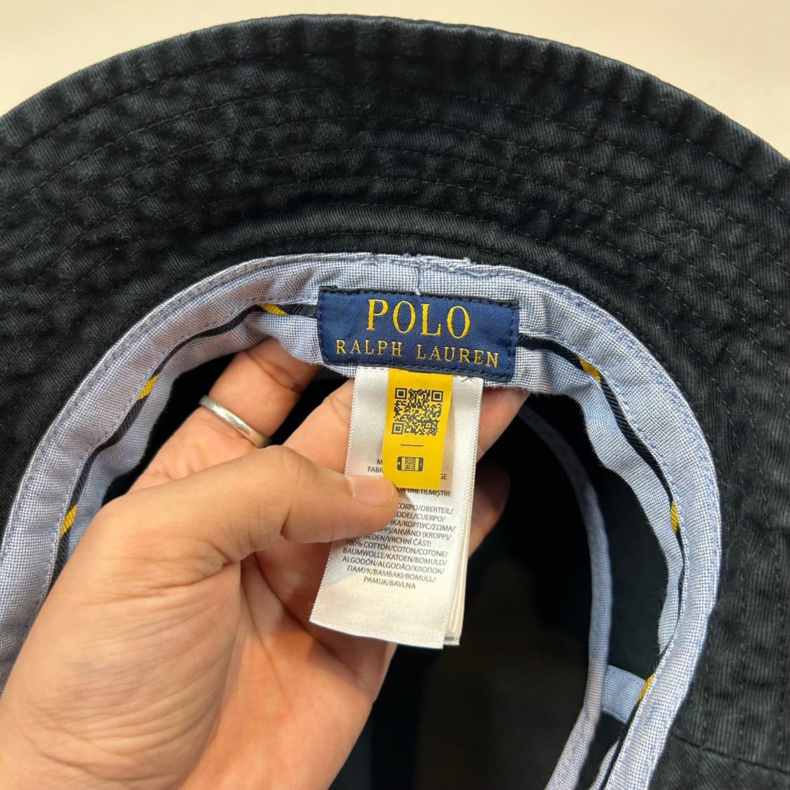 폴로 랄프로렌 트윌 코튼 버킷햇 신형 큐알탭 상품이미지8