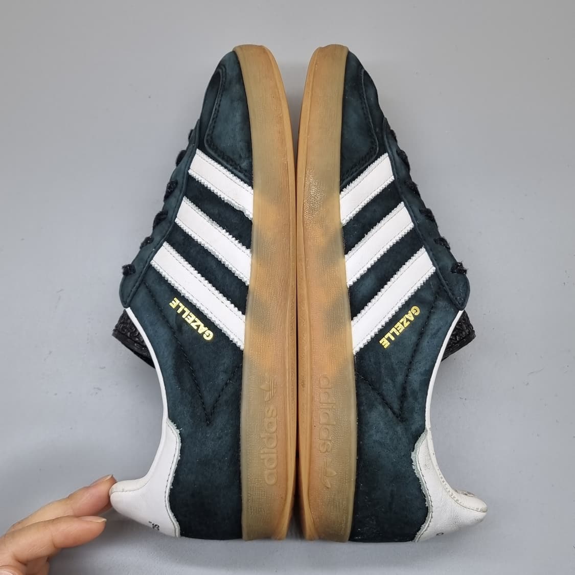 아디다스 가젤 인도어 블랙 스니커즈240 상품이미지5