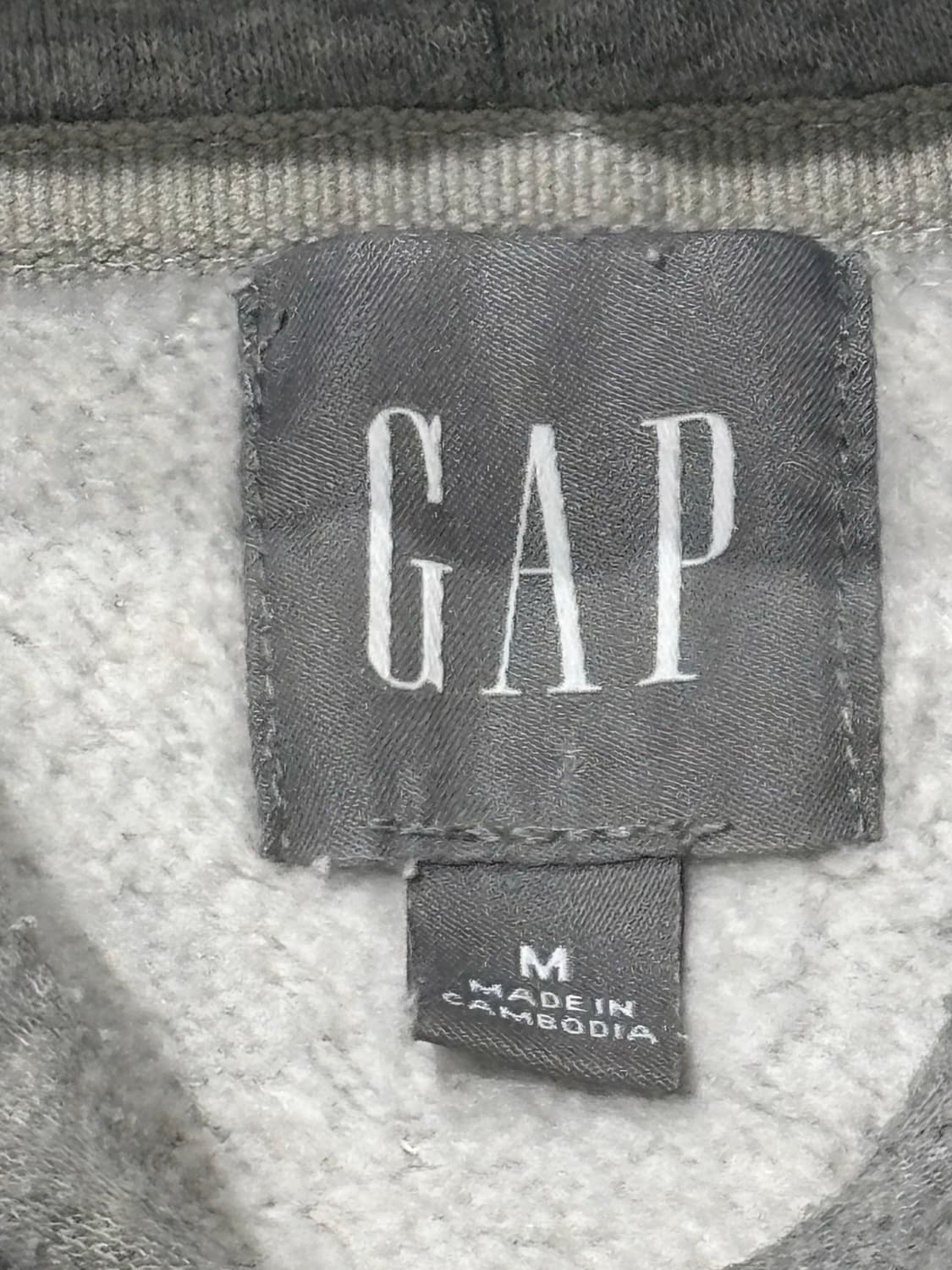 갭 90‘s 그레이 빅로고 후드 상품이미지5