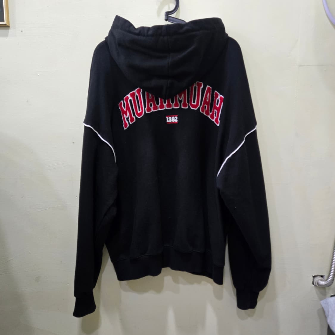 무아무아 블랙 후드 집업 F 상품이미지3