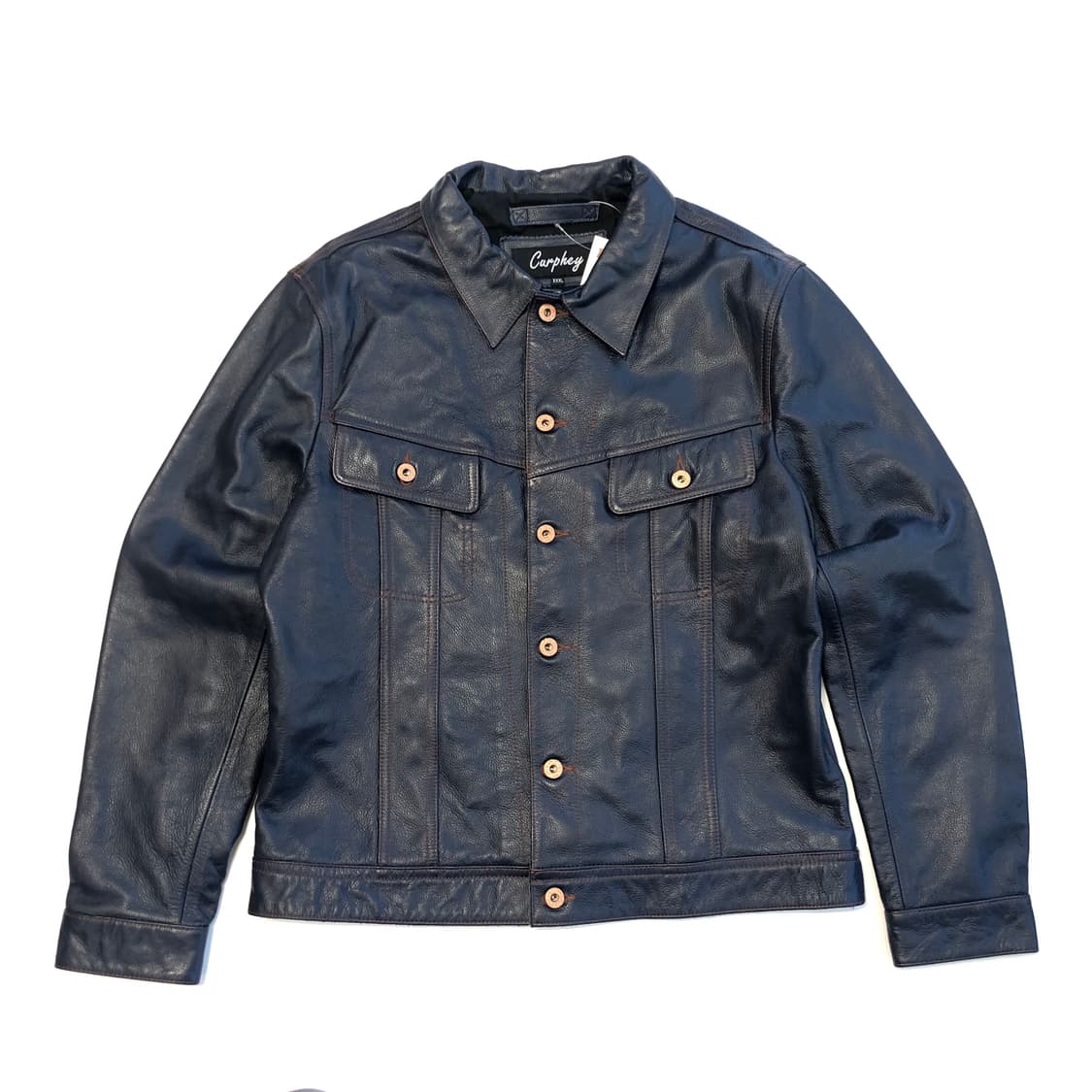 Curphey 3rd 레더 트러커 자켓  상품이미지2