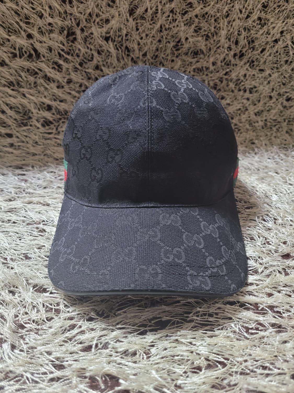 [XL] 구찌 블랙 GG 모노그램 볼캡 모자 200035 a821063 상품이미지2