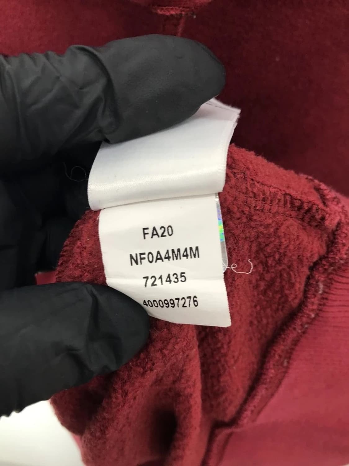 The North Face Burgundy Logo Hoodie 상품이미지7