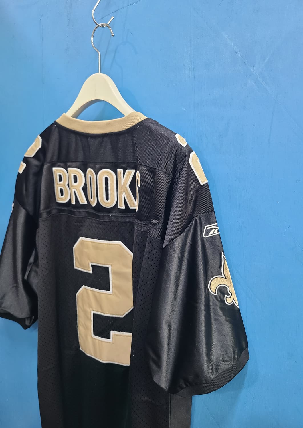 리복 NFL 뉴올리언스 세인츠 2번 Aaron Brooks 럭비져지 상품이미지10