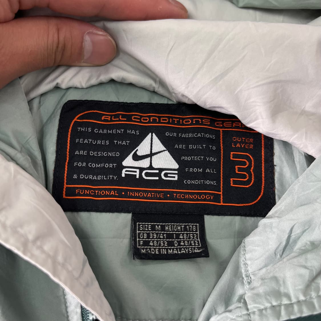 나이키 ACG 반집업 아노락 자켓 상품이미지4