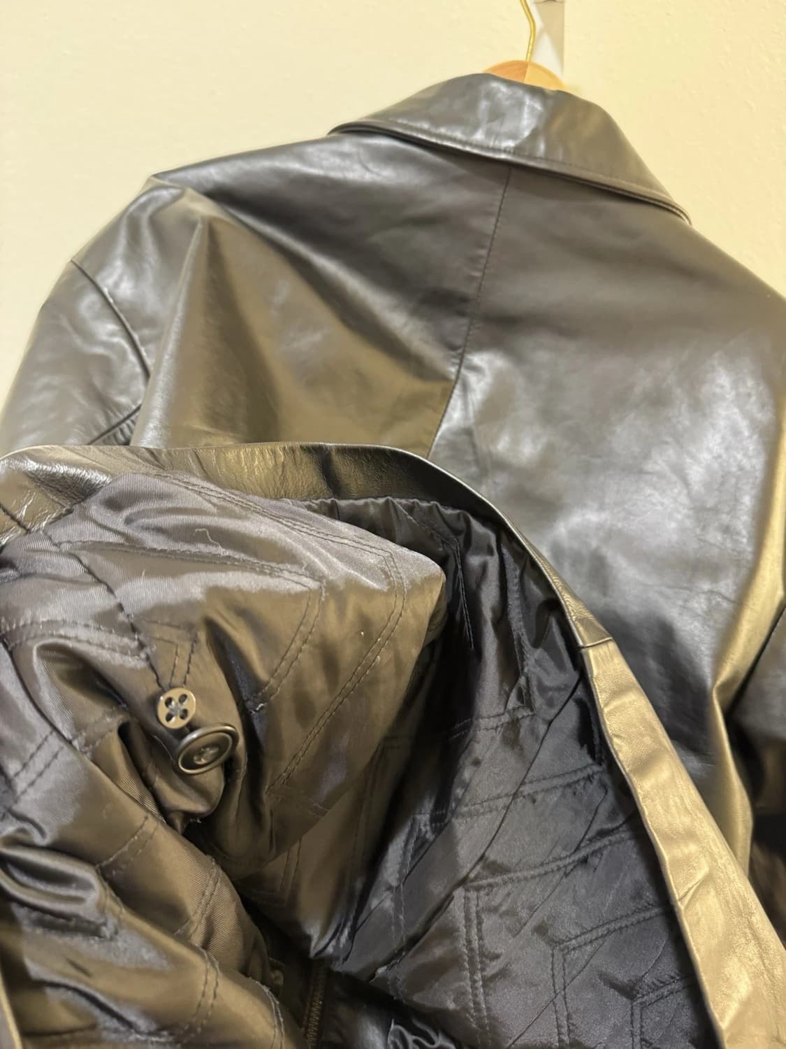 올드 갭 싱글 레더 자켓 상품이미지8