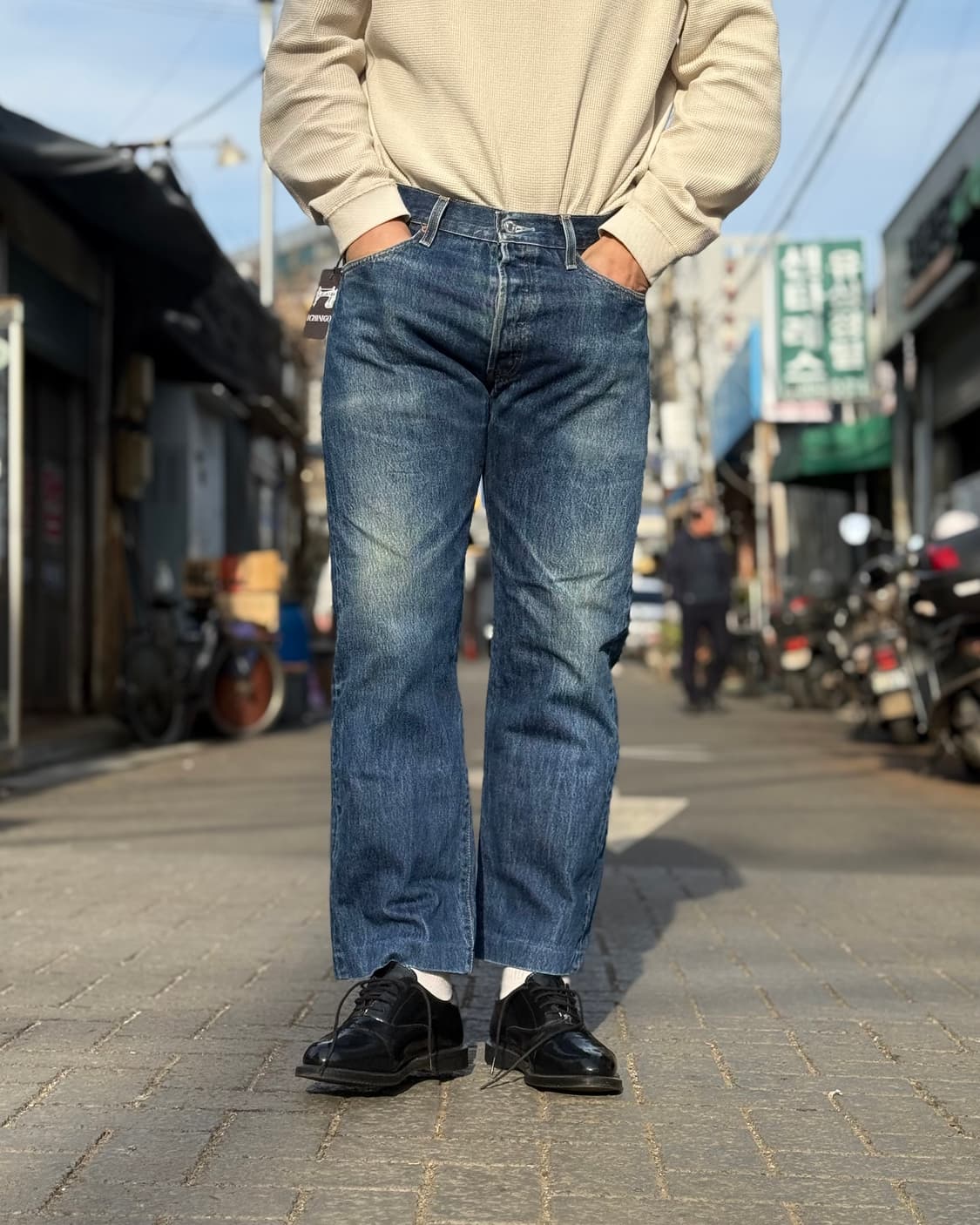 00‘s 리바이스 501 스트레이트핏 데님 팬츠 34 상품이미지8