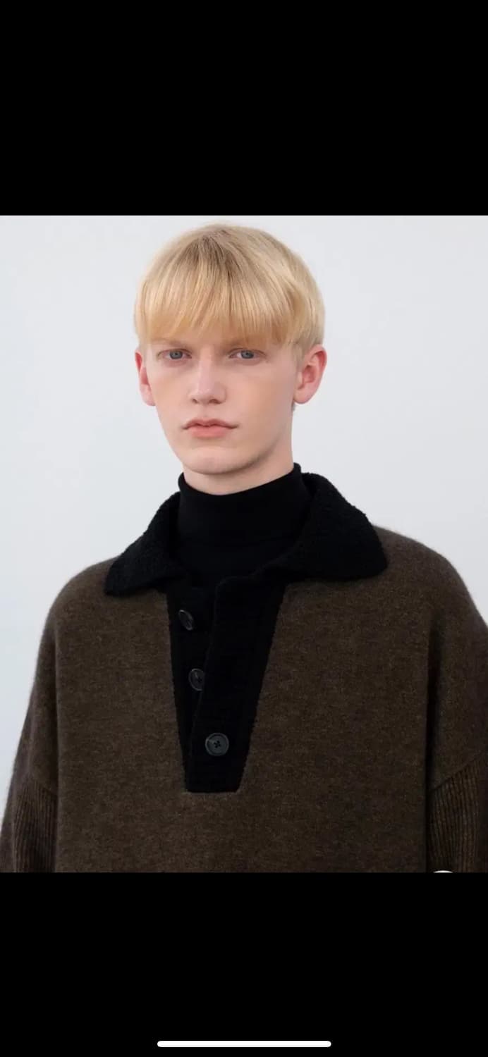 우마뭉 블루 폭스 믹스 칼라 니트 taiga 브라운 m 상품이미지2