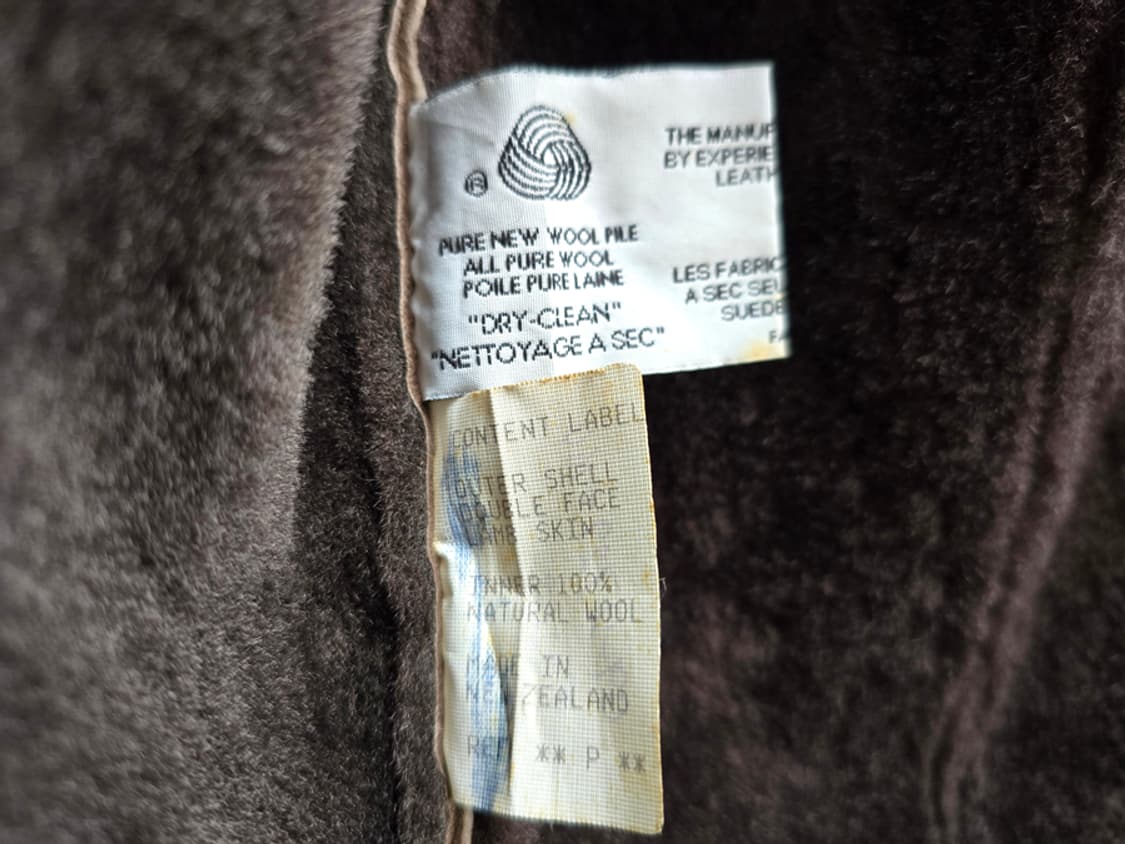 90s 나이츠 뉴질랜드 핸드메이드 무스탕 상품이미지7