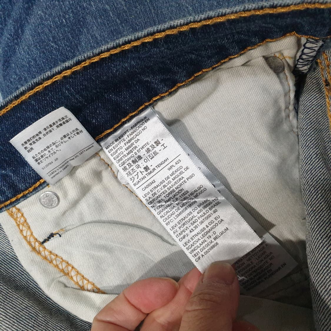 Levi's 405 리바이스 데님 쇼츠 반바지 34 상품이미지5