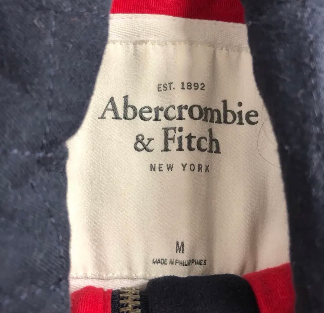 아베크롬비 네이비 후드 가디건 M 상품이미지5