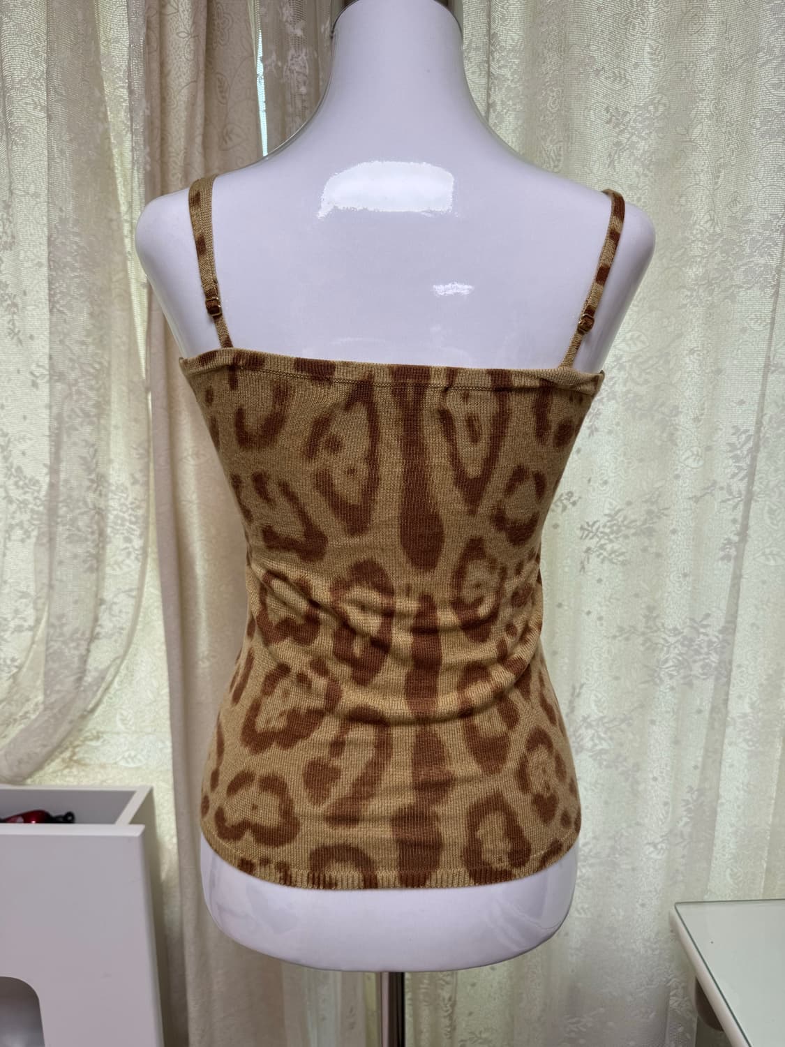 Vintage Swordfish leopard sleeveless 상품이미지2