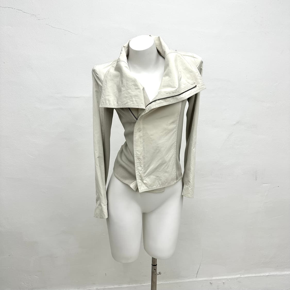 ivory nylon drape jacket 상품이미지2