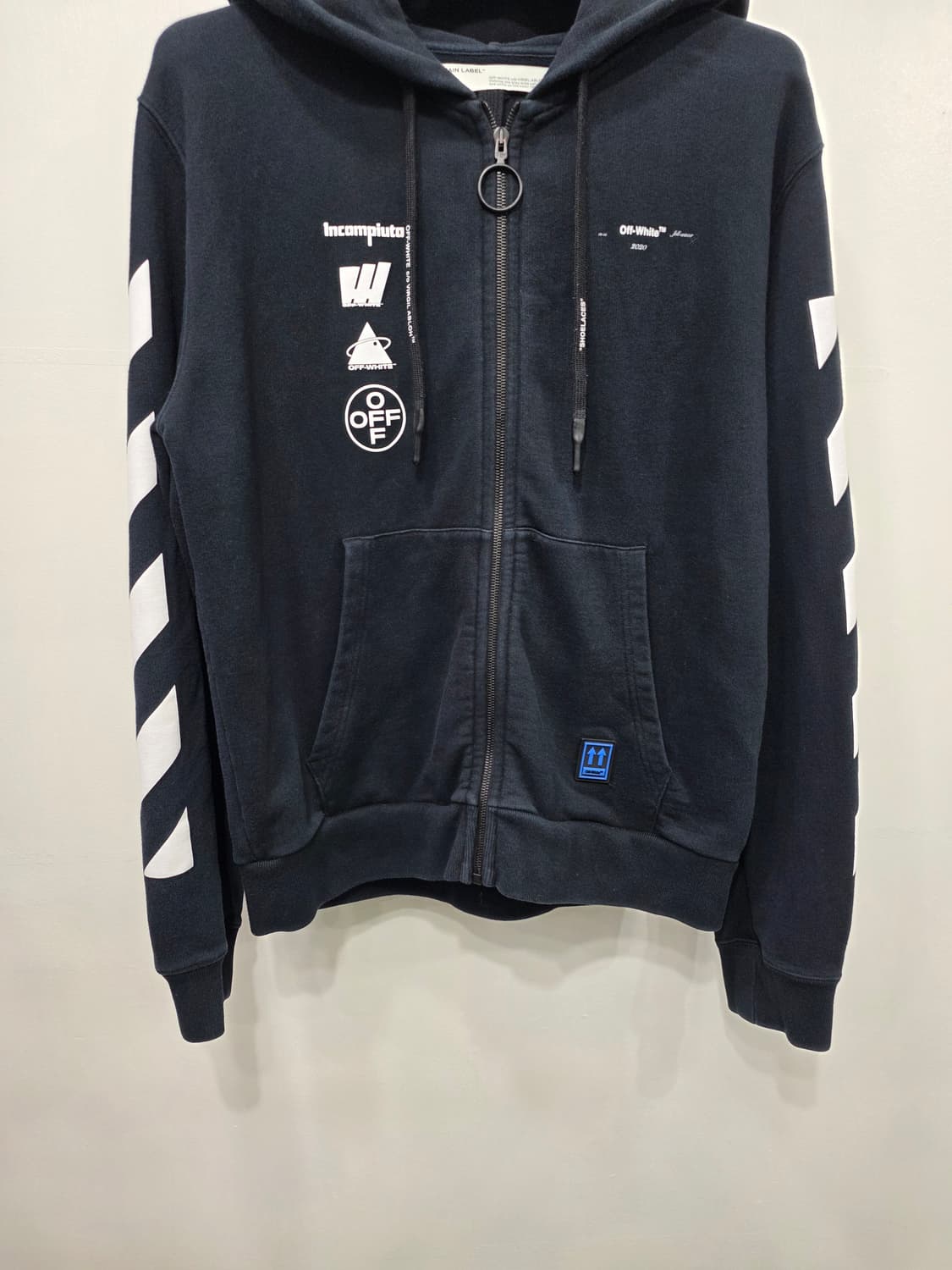 오프화이트 마리아나 파이핑 후드집업(L) 상품이미지3