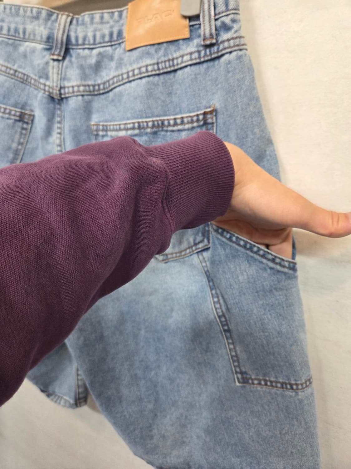 플랙 메르고 카펜터 버뮤다 데님반바지 m 대략 29 30  상품이미지4