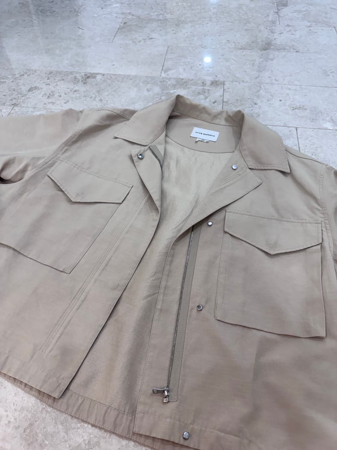 클럽 모나코 베이지 크롭 자켓 상품이미지2