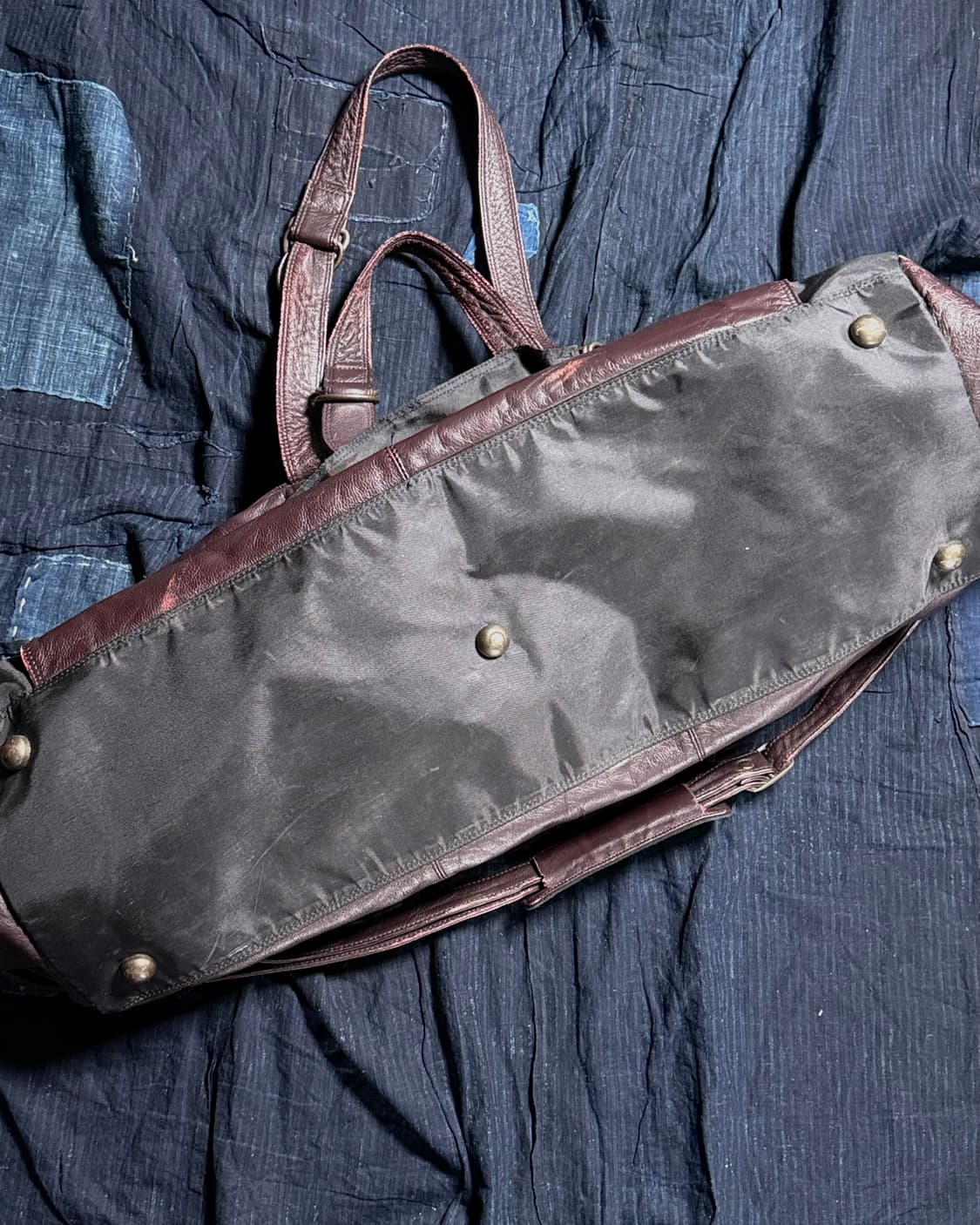 00's 비스코트 레더 더플백 상품이미지4