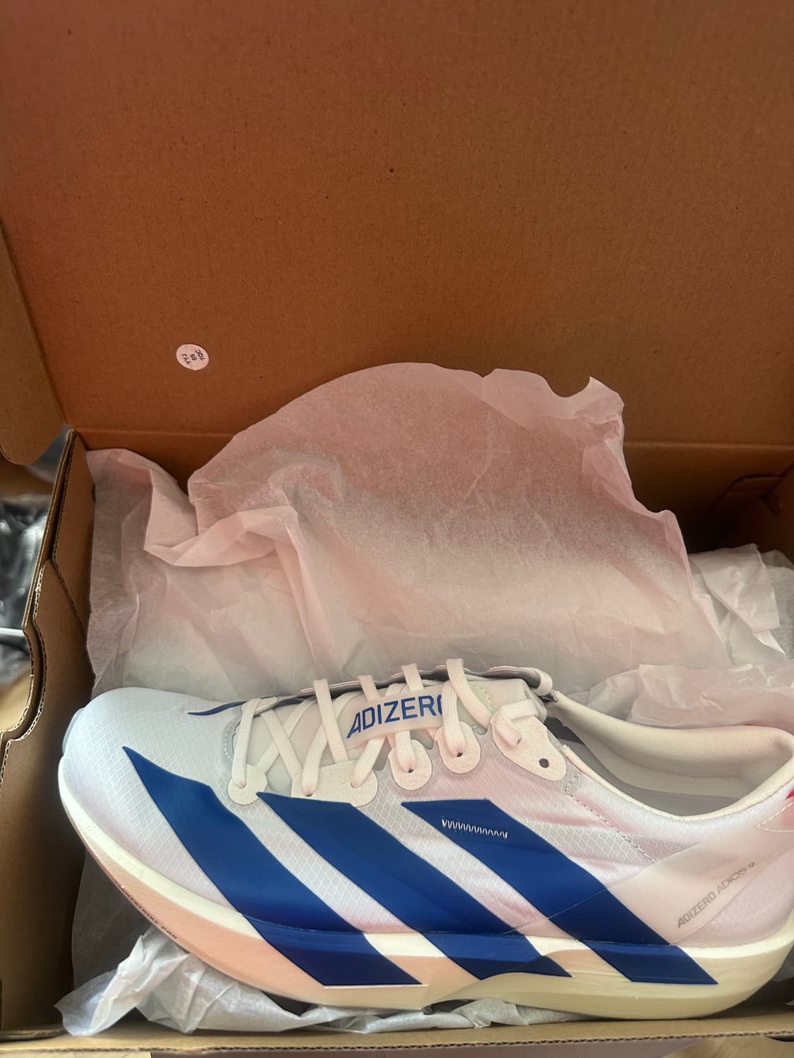 아디다스 아디제로 아디오스 9 클라우드 화이트 로얄 블루 상품이미지1