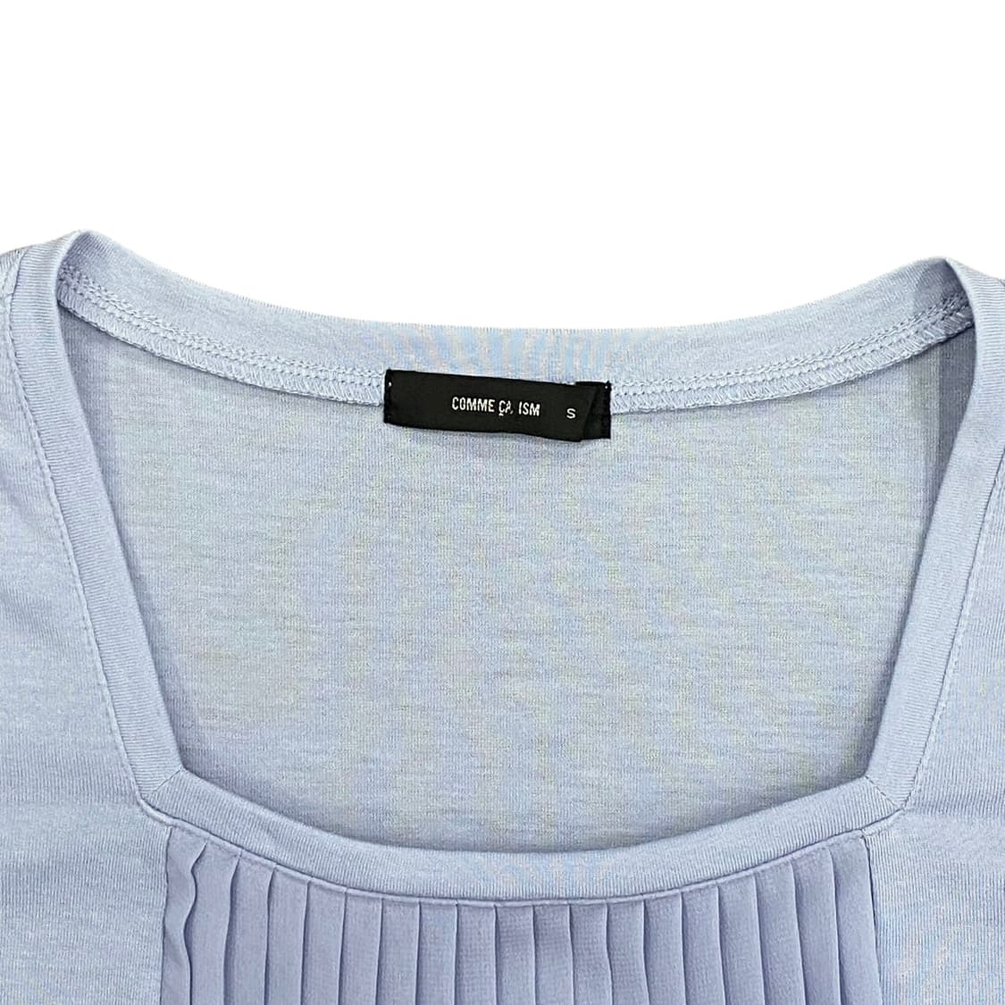 lettering fringe sky blue top  상품이미지8