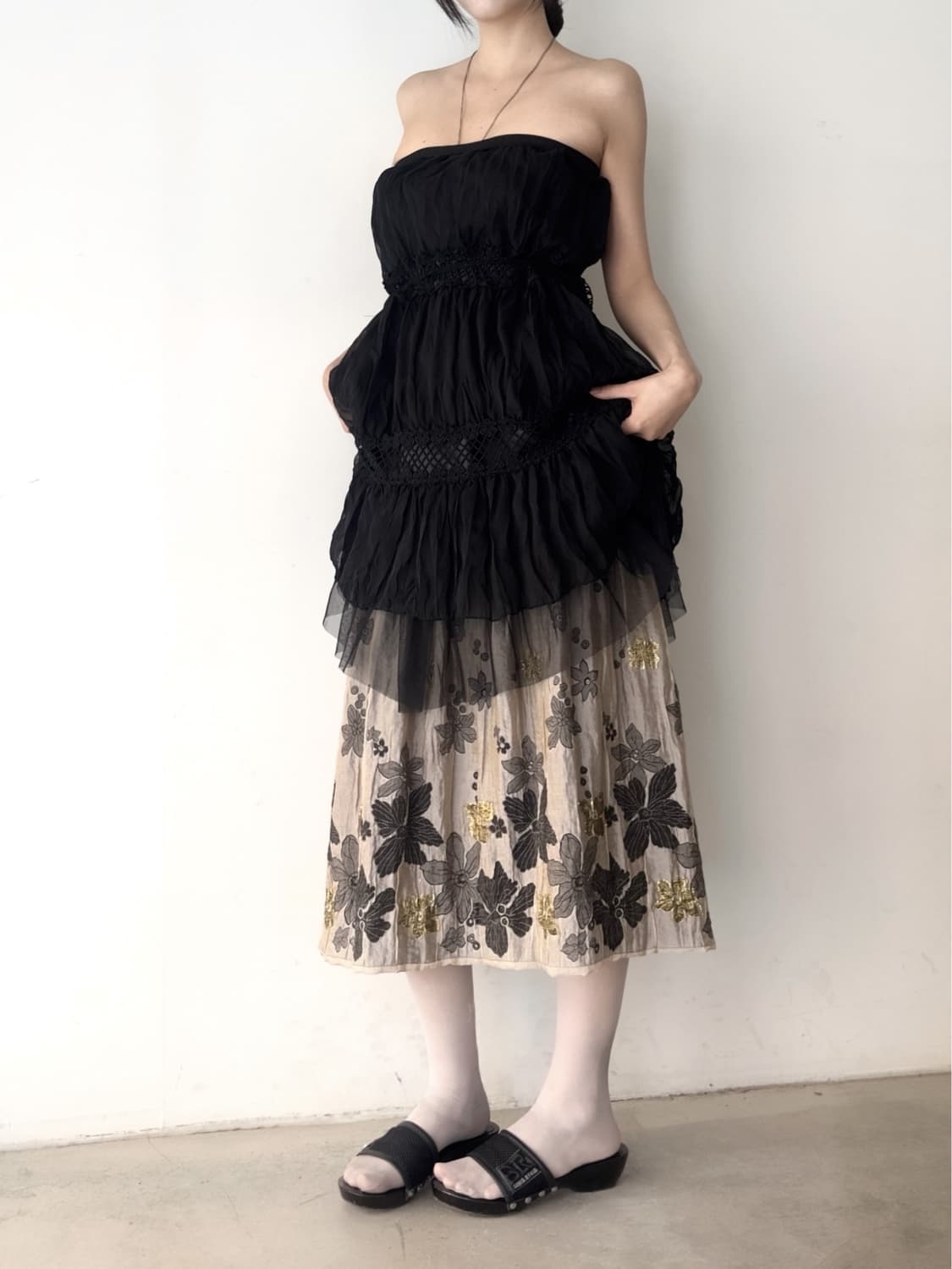 SONIA RYKIEL mesh strap mule 상품이미지8
