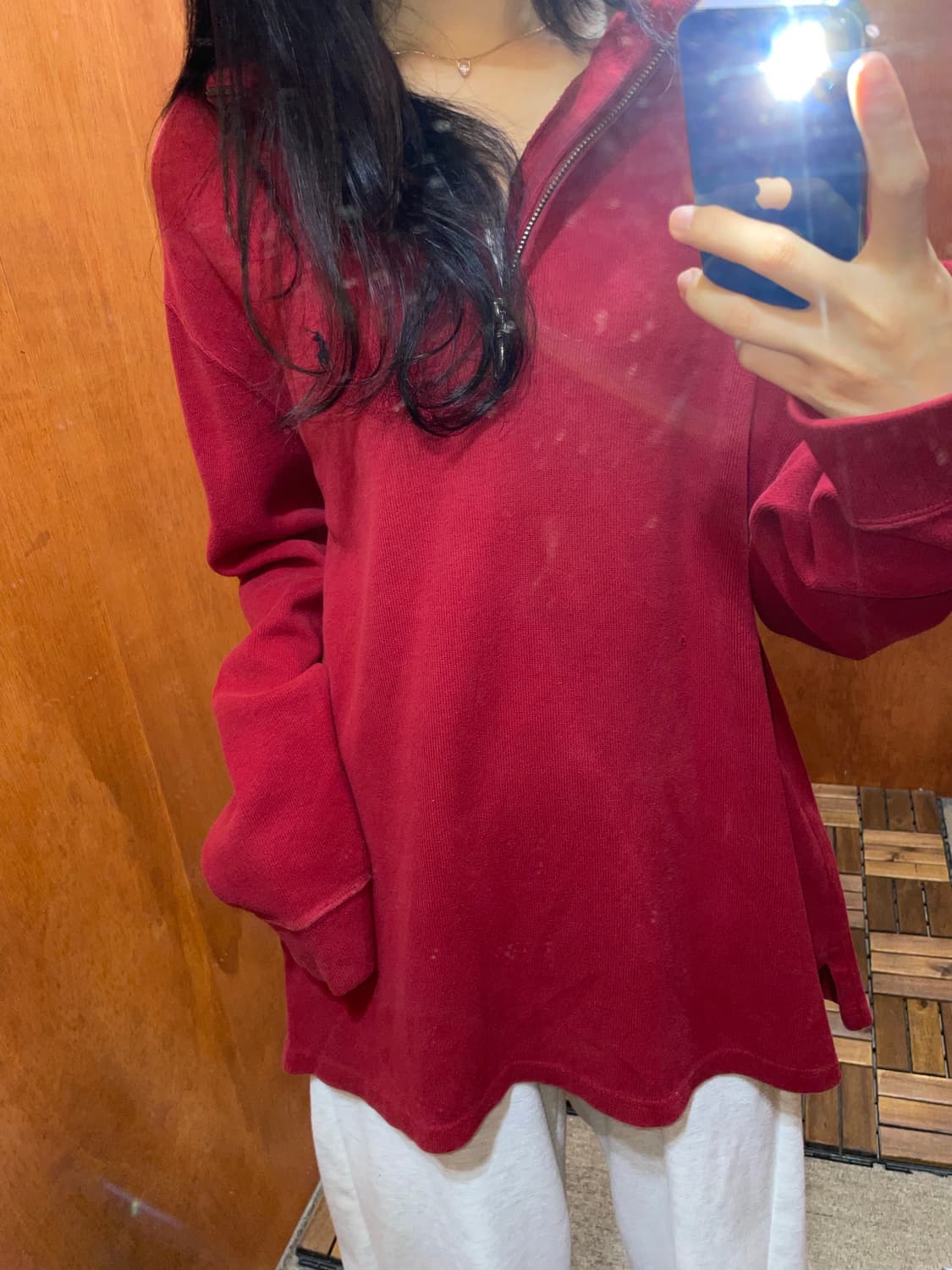 (L) POLO 폴로 랄프로렌 반집업 스웻셔츠 맨투맨 상품이미지2