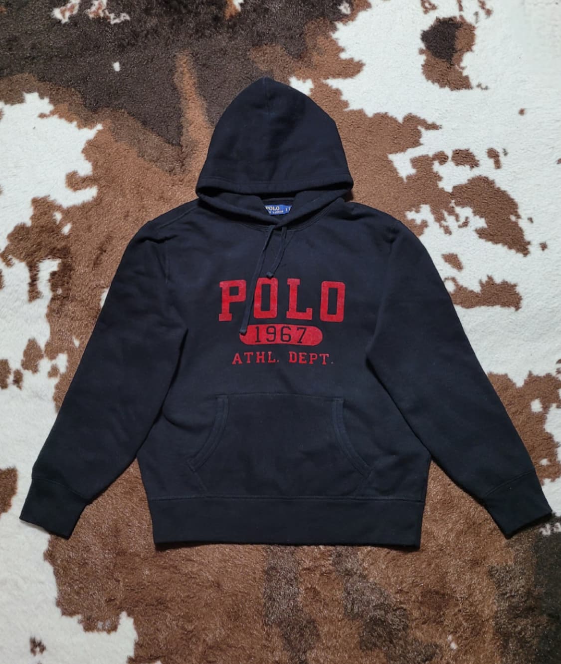 폴로 랄프로렌 남녀공용 블랙 후드티 (M~L) 상품이미지1