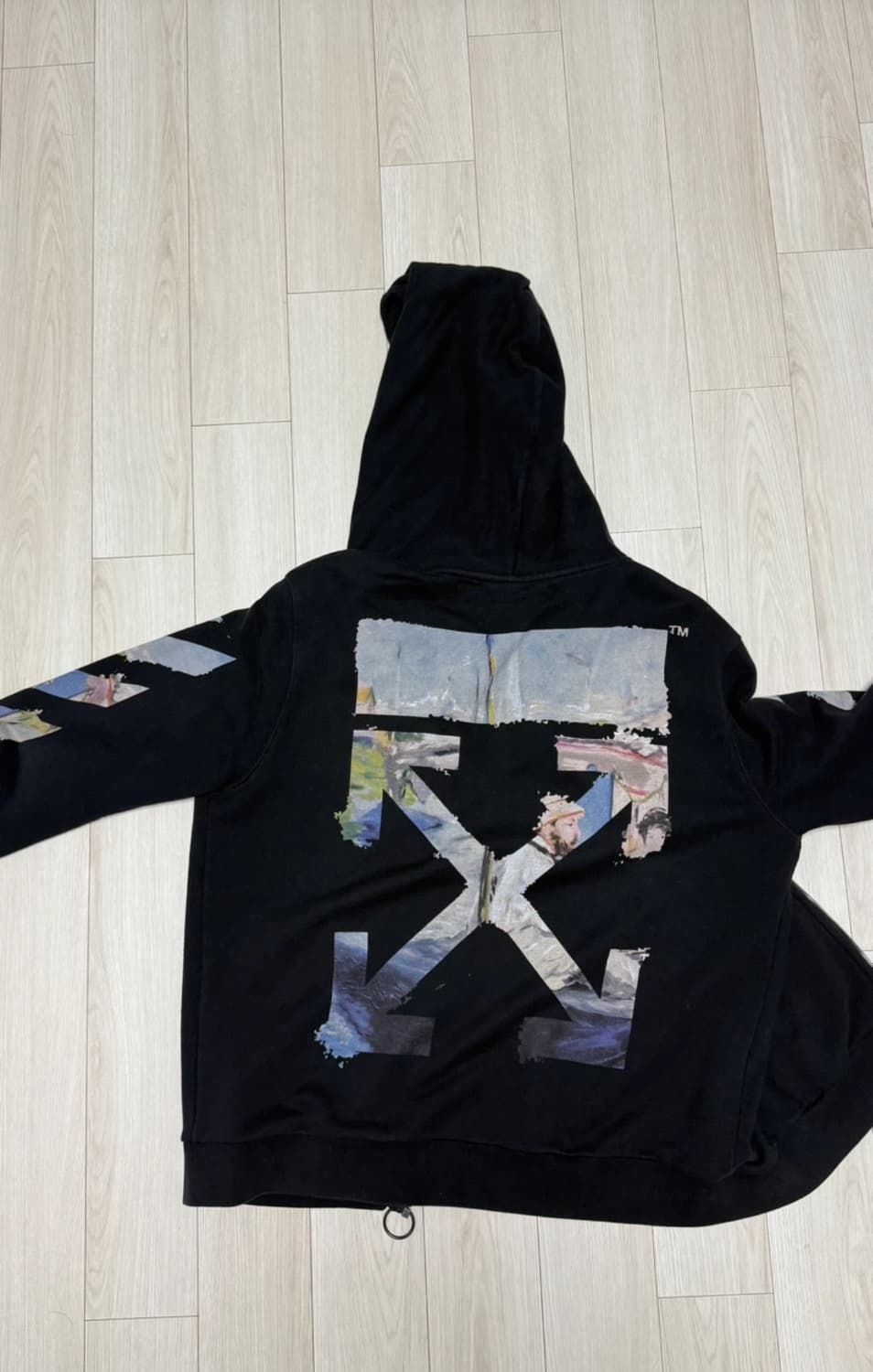 오프화이트 후드집업 상품이미지2