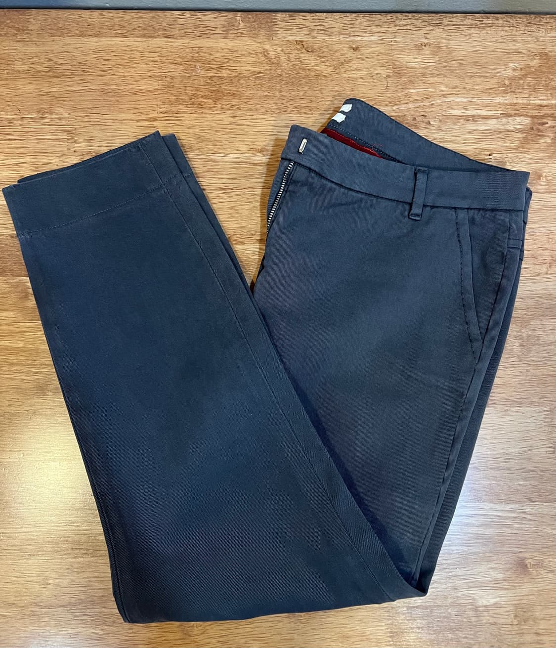 오일릴리 여자 차콜그레이 코튼팬츠 슬랙스 상품이미지1