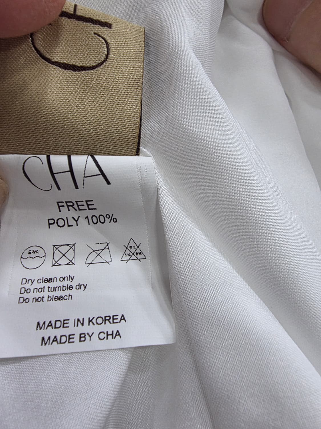 CHA 화이트 벌룬 미니스커트 상품이미지4