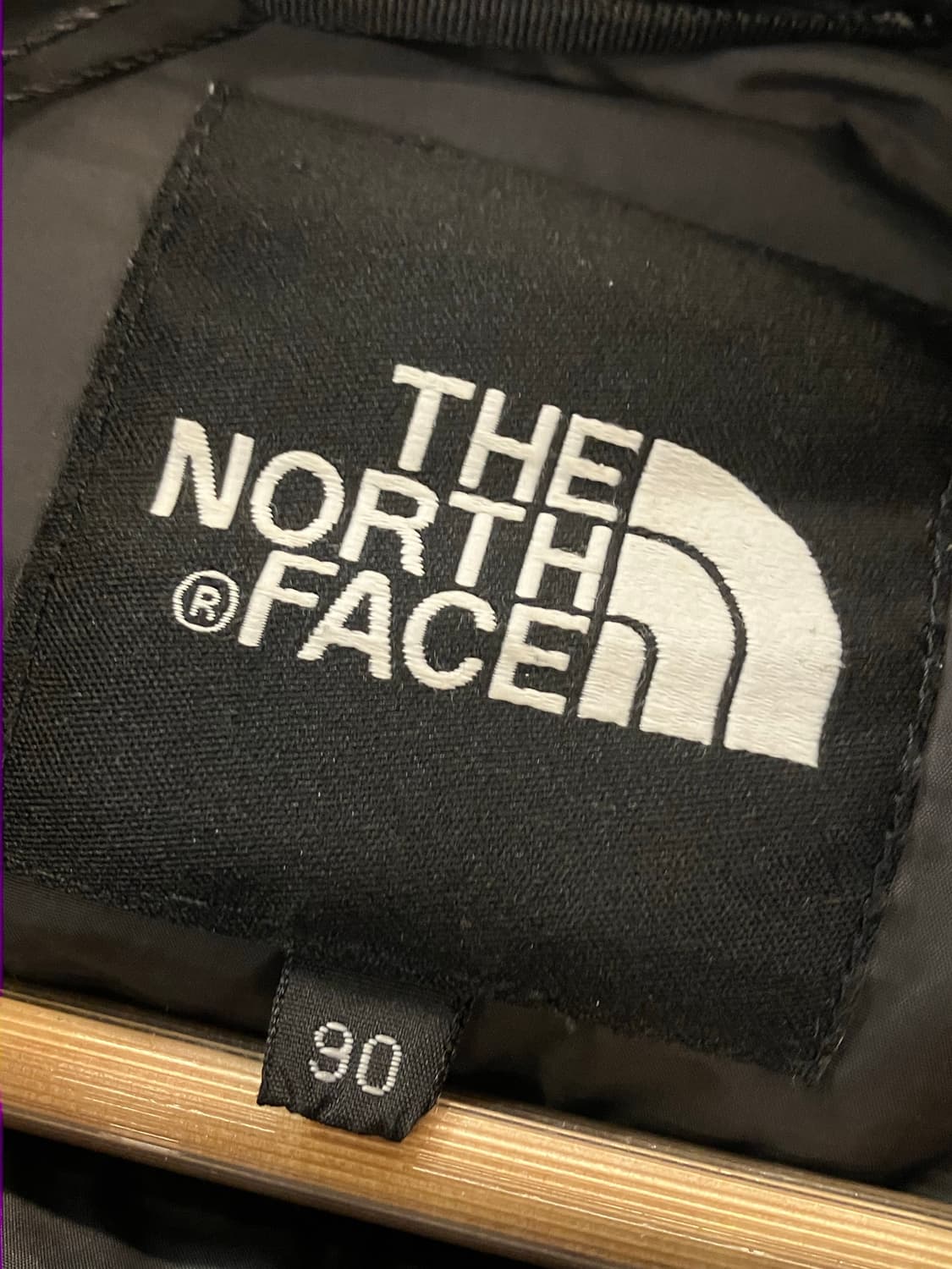 노스페이스 패딩 블랙 90  #csz2812 상품이미지3