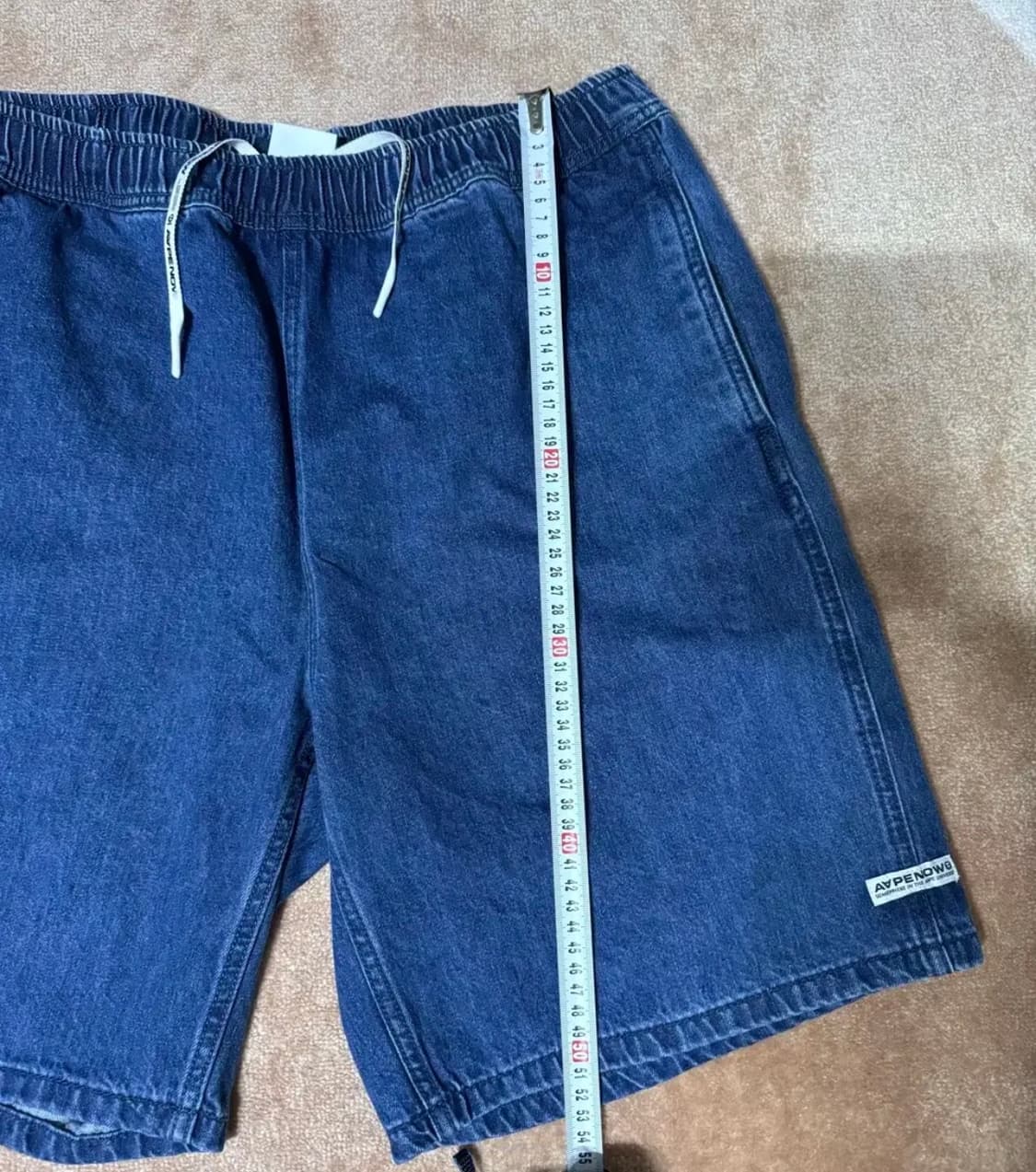 베이프 에이프 데님 반비지(밴딩) 상품이미지6