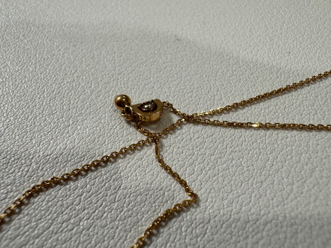 디디에두보 14k 로즈골드 다이아 목걸이 상품이미지4