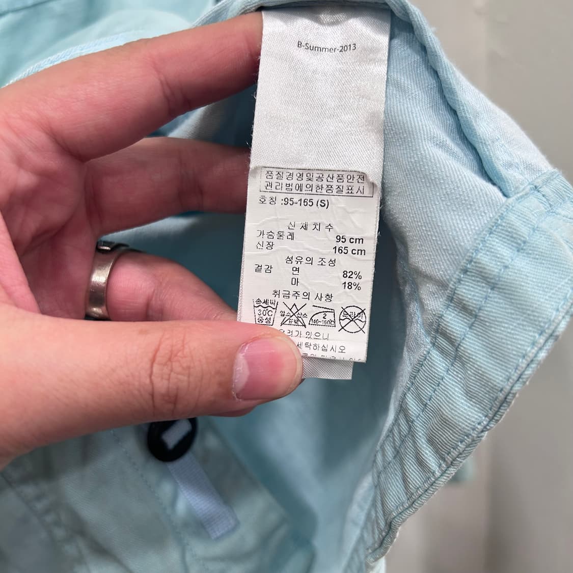 아르마니 익스체인지 와펜 린넨 셔켓 상품이미지7