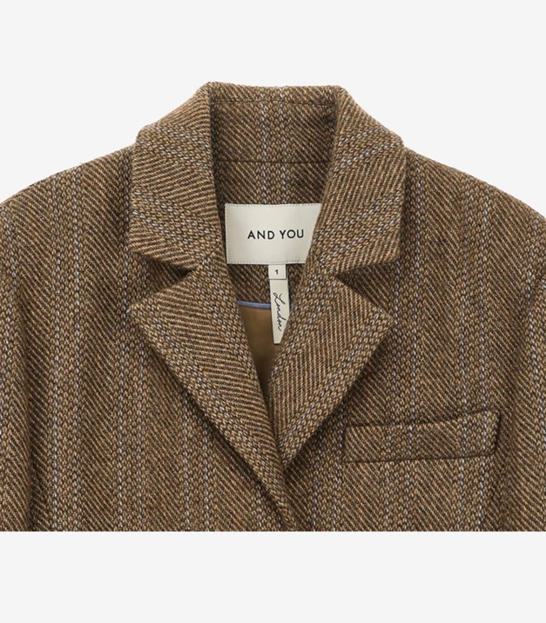 앤유 쇼디치 클래식 울 자켓 상품이미지5