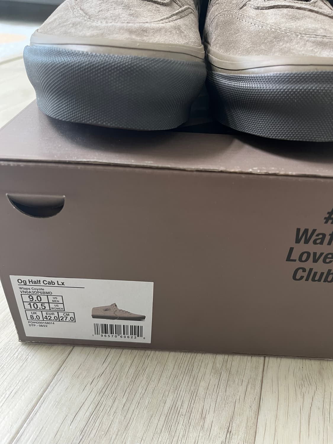 반스볼트X더블탭스 Wtaps 하프 캡 LX 코요테 US9 270 상품이미지3